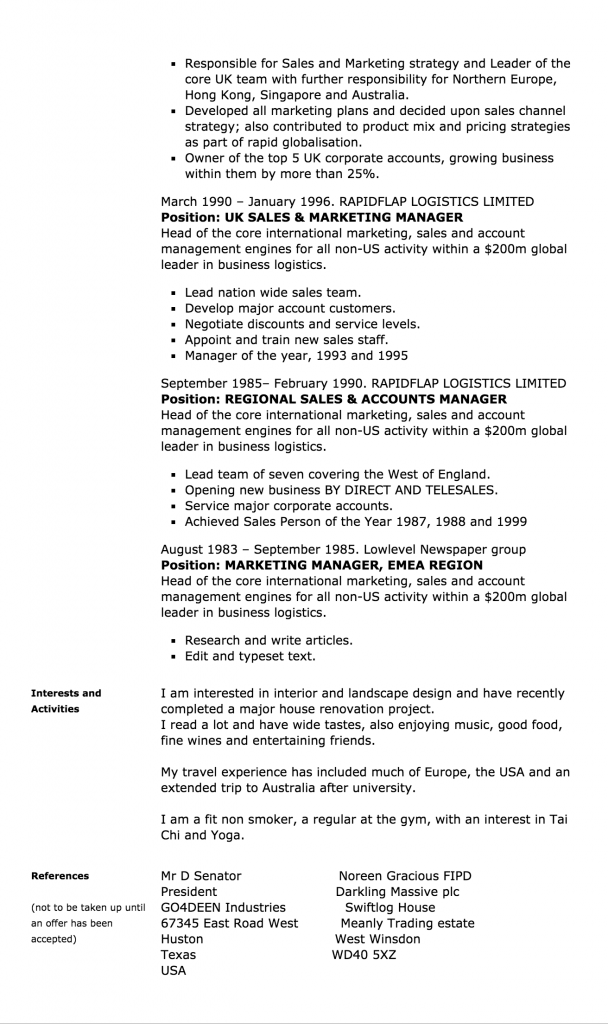 Modelo de cv moderno para NO seguir - página 2